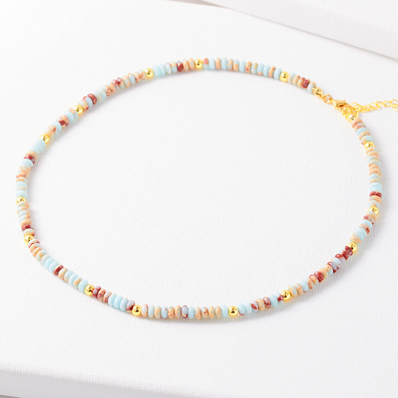 Crystal Natural Stone Beaded Necklace & Bracelet Set – 15+ Styles