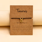 12 Constellation Zodiac Sign Bracelet for Couples