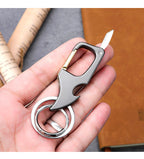 3-in-1 Fidget Spinner Keychain with Pocket Cutter & Bottle Opener