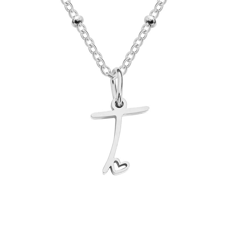 A-Z Personalized 26 Letter Pendant Necklace