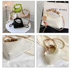 Crossbody Leather Tote Bag
