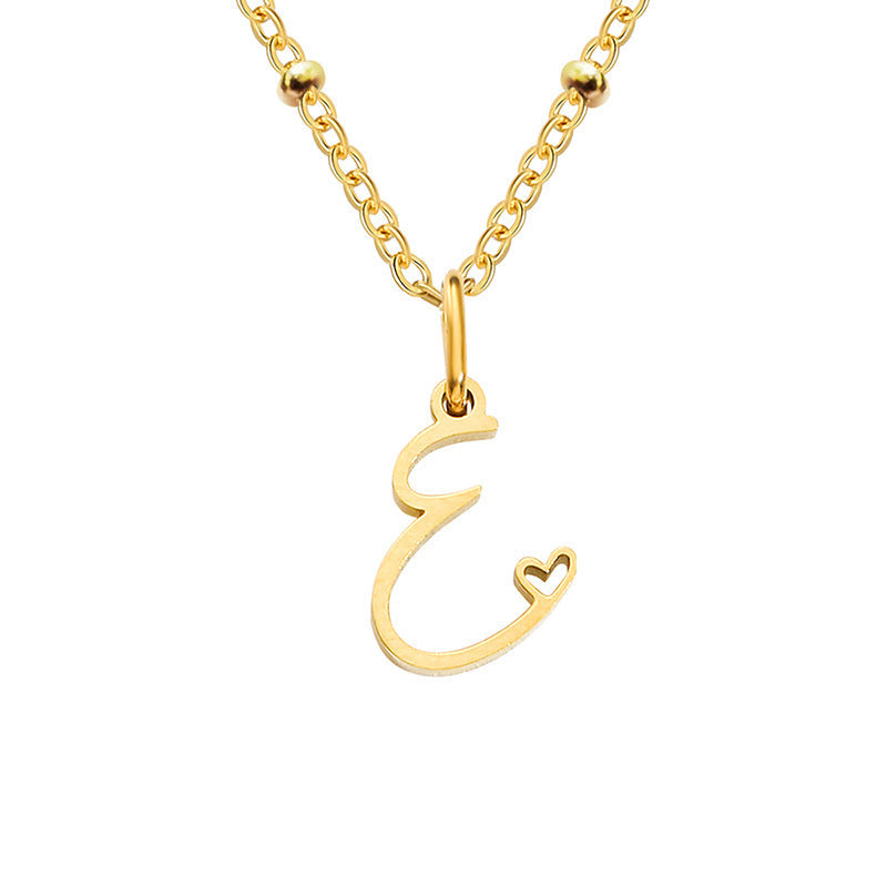 A-Z Personalized 26 Letter Pendant Necklace