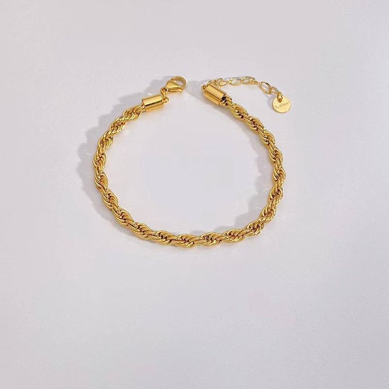 Stainless Steel 5-Piece Bracelet Set