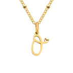 A-Z Personalized 26 Letter Pendant Necklace