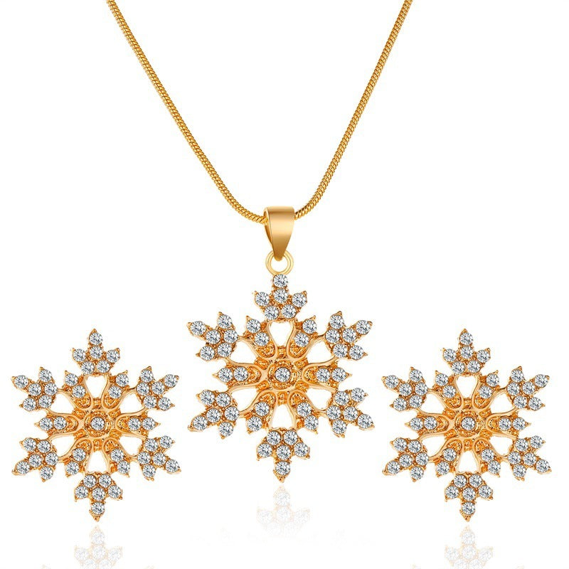 3-Piece Snowflake Jewelry Set