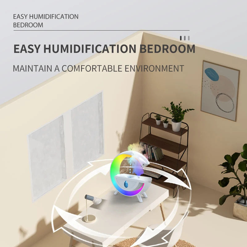 Anti-Gravity Air Humidifier with LED Light