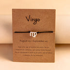12 Constellation Zodiac Sign Bracelet for Couples