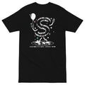 T-shirt brodé en coton épais GUSTATORY Originals Crise de la Durabilité