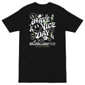 T-shirt GUSTATORY Originals Have A Nice Day en coton épais brodé