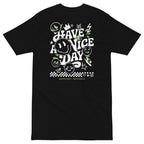 T-shirt GUSTATORY Originals Have A Nice Day en coton épais brodé