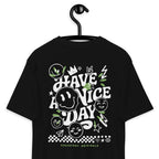 T-shirt GUSTATORY Originals Have A Nice Day en coton épais brodé