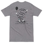 T-shirt brodé en coton épais GUSTATORY Originals Crise de la Durabilité