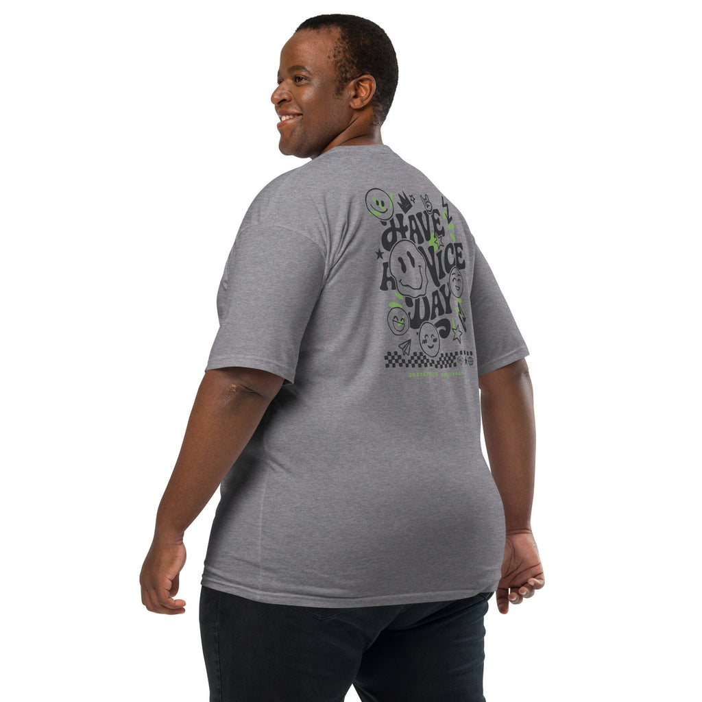 T-shirt GUSTATORY Originals Have A Nice Day en coton épais brodé