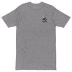 T-shirt brodé en coton épais GUSTATORY Originals Crise de la Durabilité