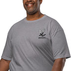 T-shirt brodé en coton épais GUSTATORY Originals Crise de la Durabilité