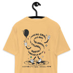 T-shirt brodé en coton épais GUSTATORY Originals Crise de la Durabilité