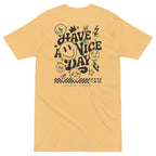 T-shirt GUSTATORY Originals Have A Nice Day en coton épais brodé