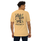 T-shirt GUSTATORY Originals Have A Nice Day en coton épais brodé