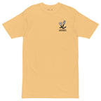 T-shirt brodé en coton épais GUSTATORY Originals Crise de la Durabilité