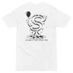 T-shirt brodé en coton épais GUSTATORY Originals Crise de la Durabilité