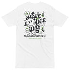 T-shirt GUSTATORY Originals Have A Nice Day en coton épais brodé