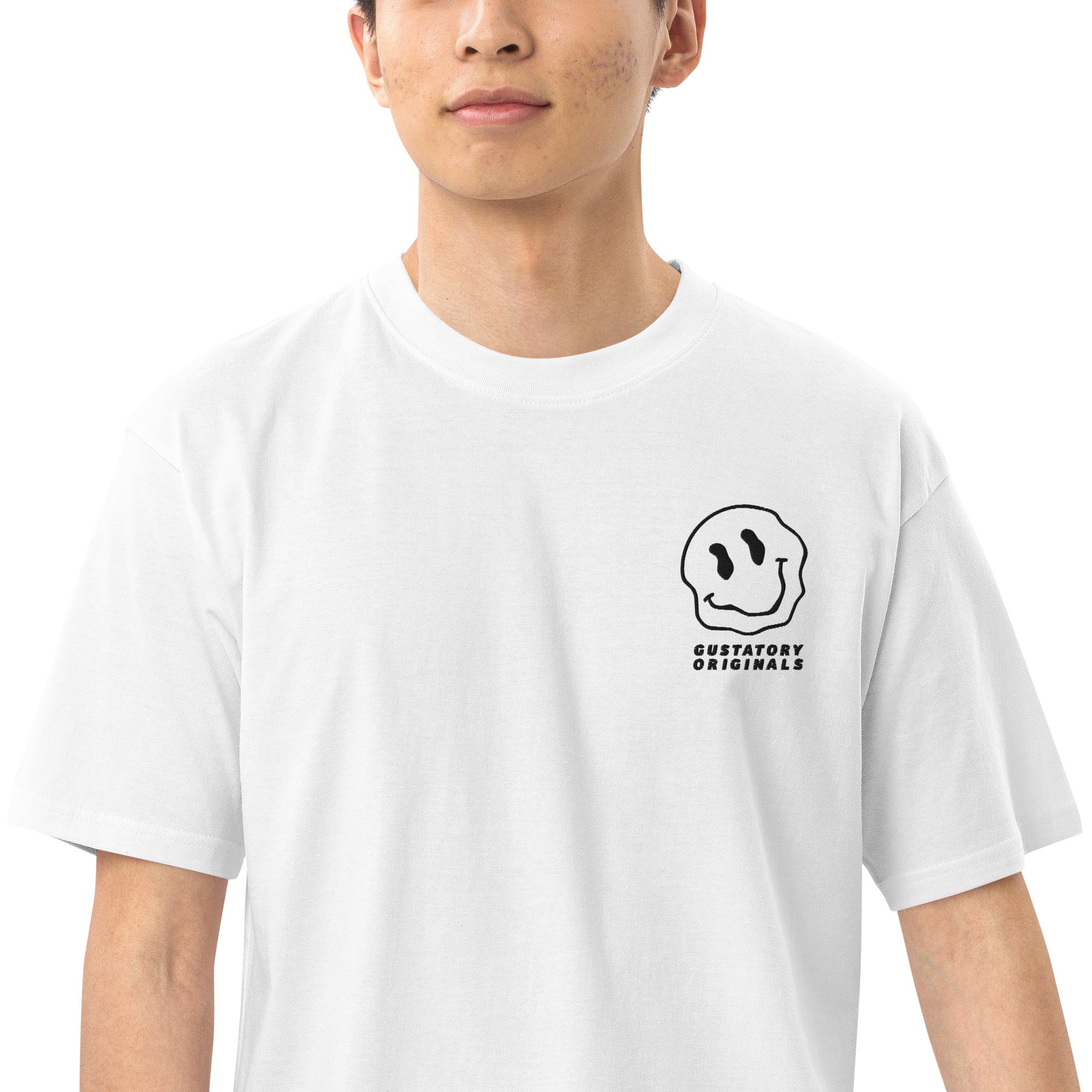 T-shirt GUSTATORY Originals Have A Nice Day en coton épais brodé