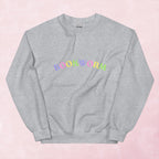 Cool book fan book worm letter unisex graphic sweatshirt