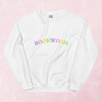 Cool book fan book worm letter unisex graphic sweatshirt
