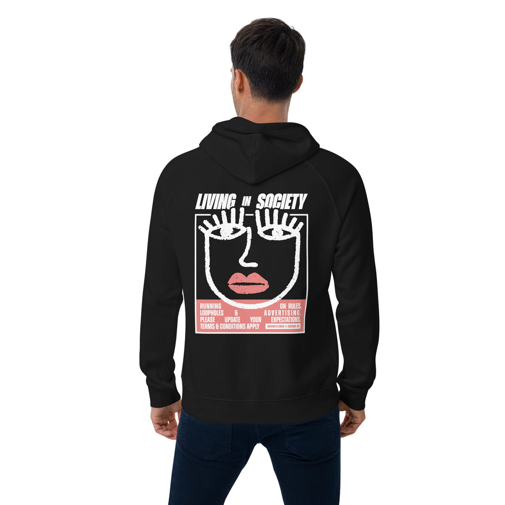 06 Living In Society EDITIONS Sweat à capuche en coton biologique