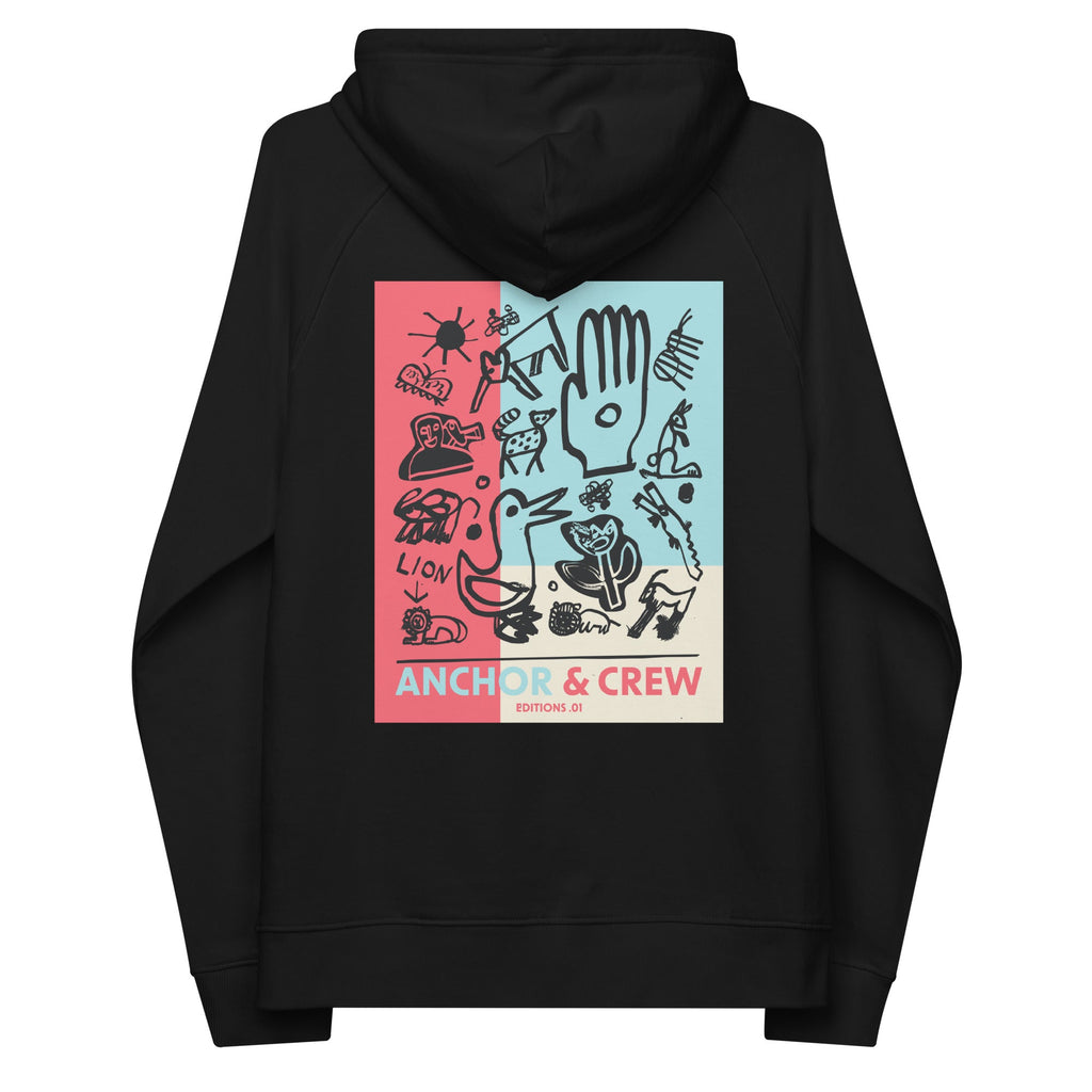01 Moon Safari EDITIONS Sweat à capuche en coton biologique