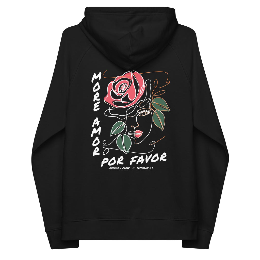 09 More Amor Por Favor ÉDITIONS Hoodie en Coton Biologique