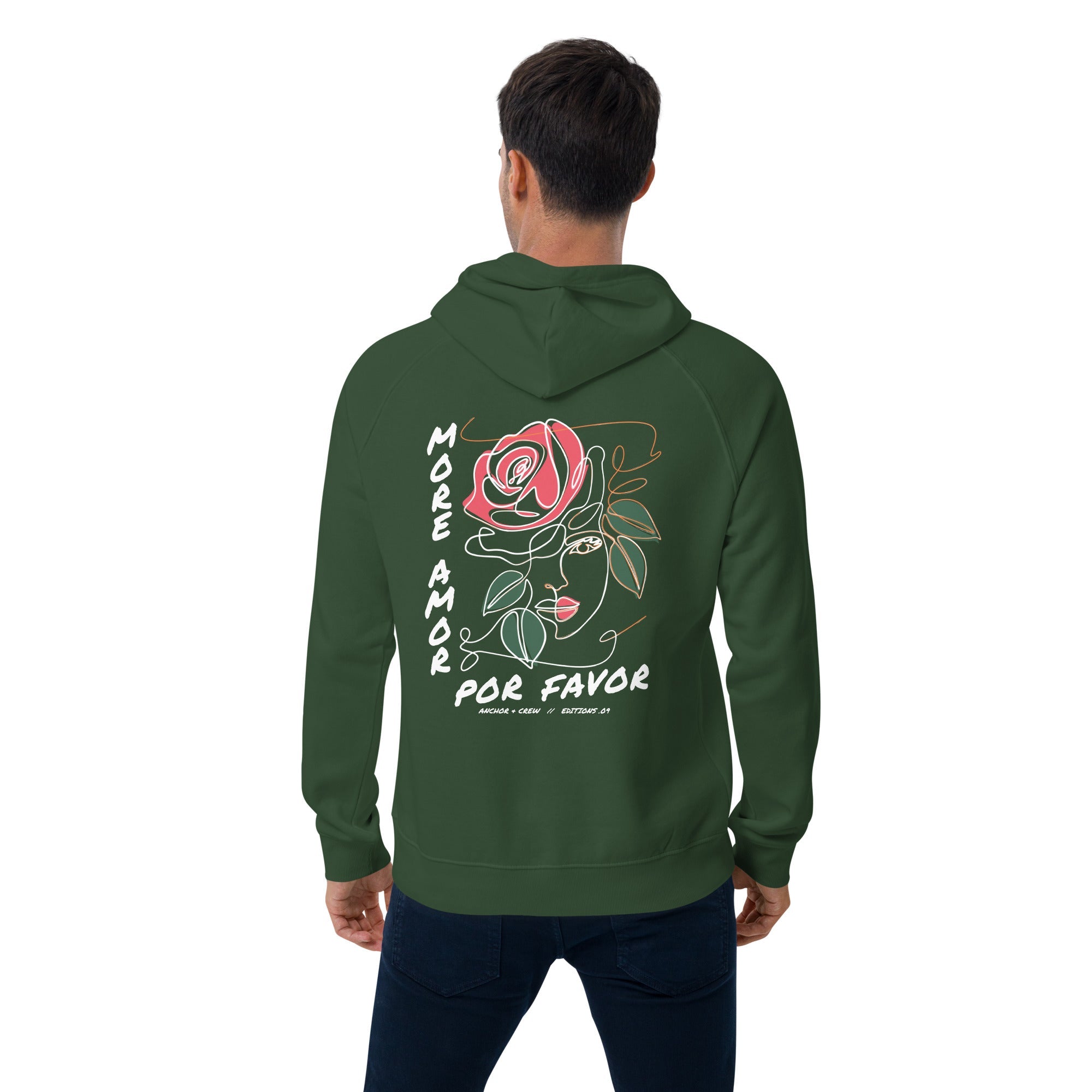 09 More Amor Por Favor ÉDITIONS Hoodie en Coton Biologique