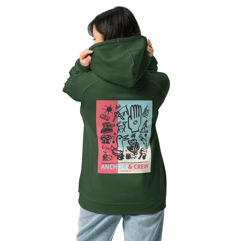 01 Moon Safari EDITIONS Sweat à capuche en coton biologique