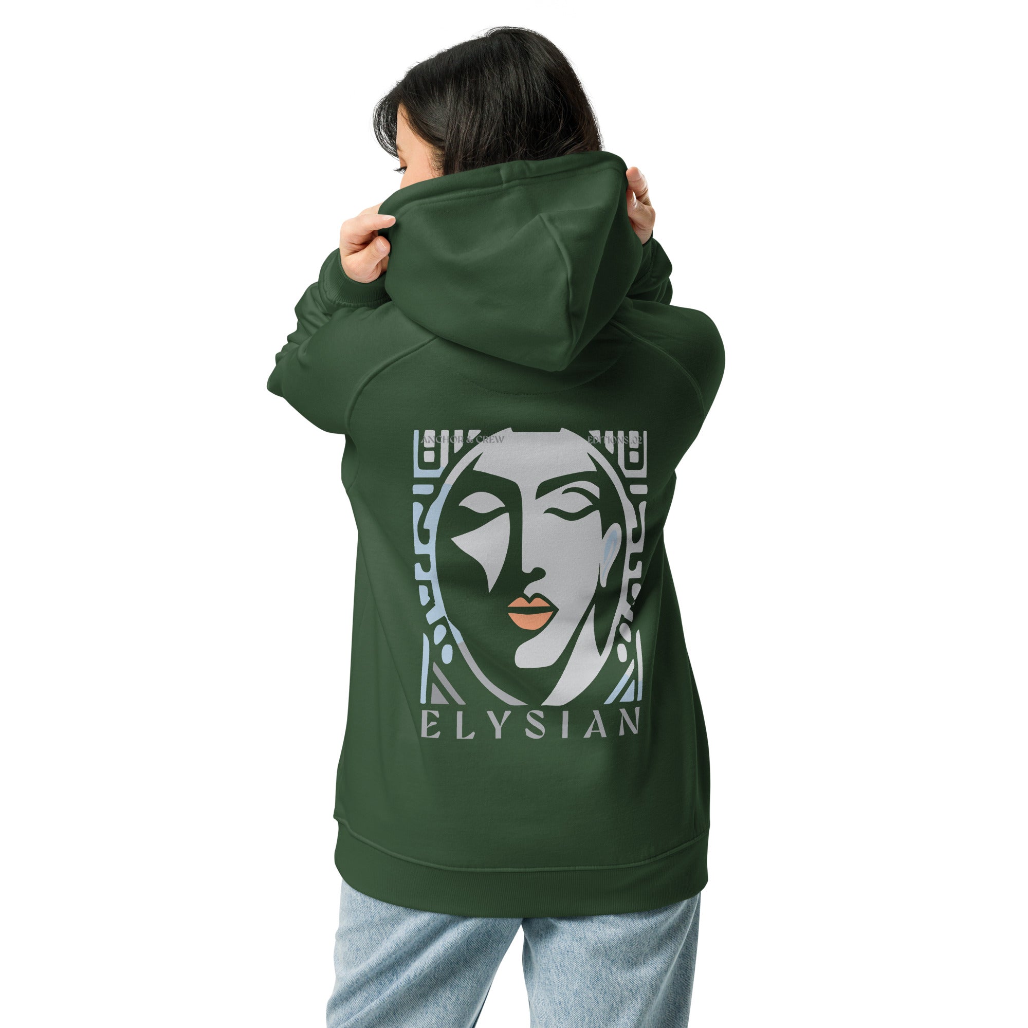 02 Elysian EDITIONS Sweat à capuche en coton biologique