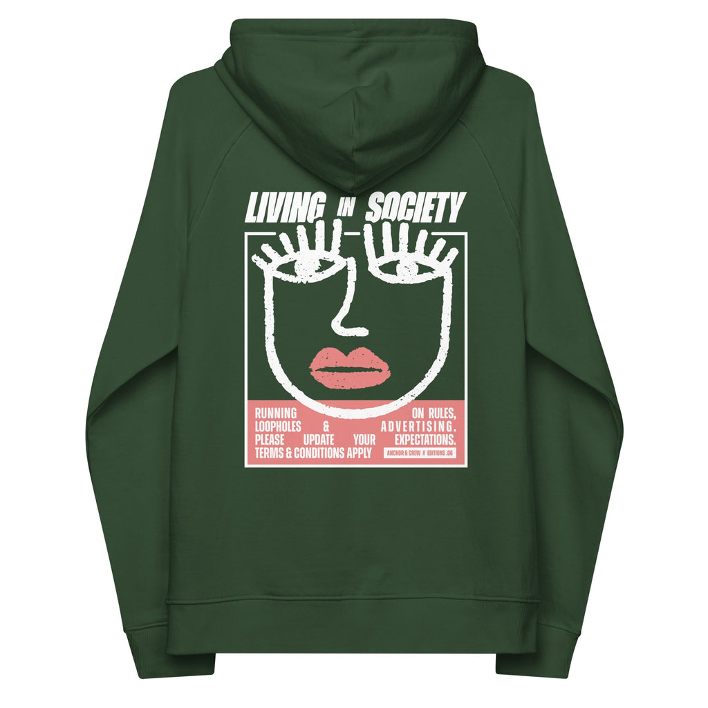 06 Living In Society EDITIONS Sweat à capuche en coton biologique