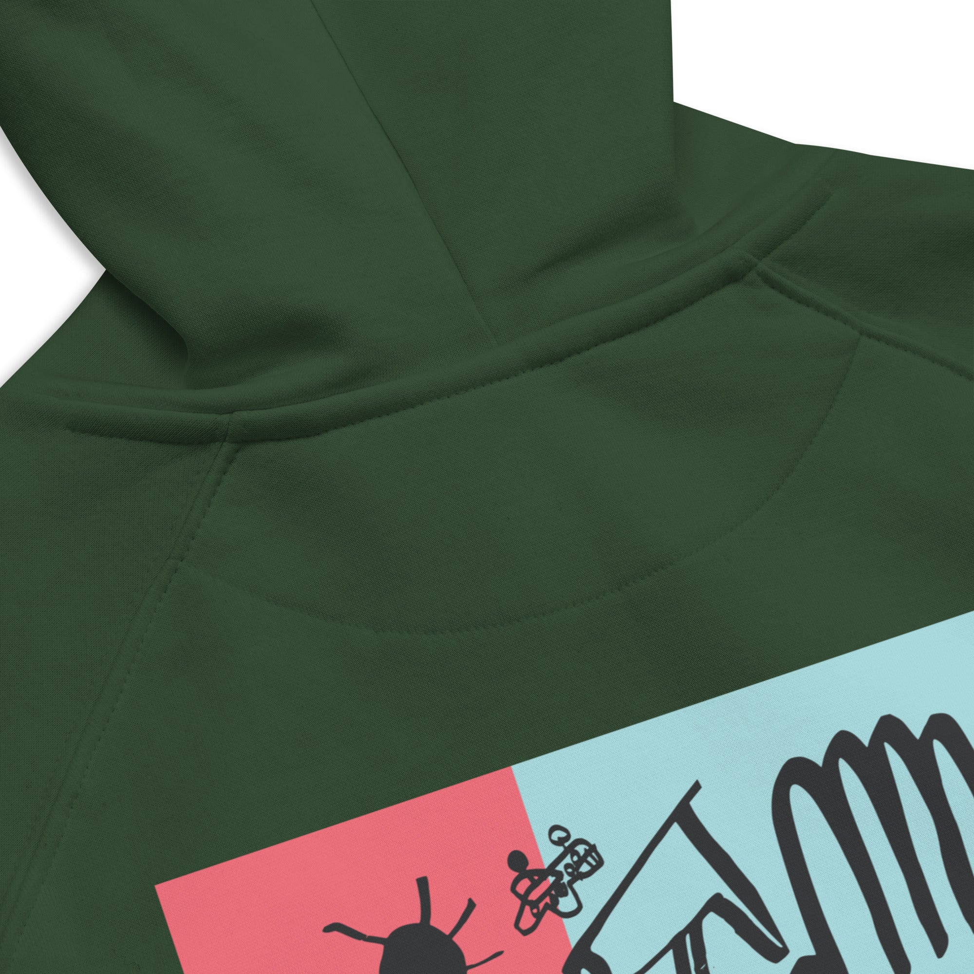 01 Moon Safari EDITIONS Sweat à capuche en coton biologique
