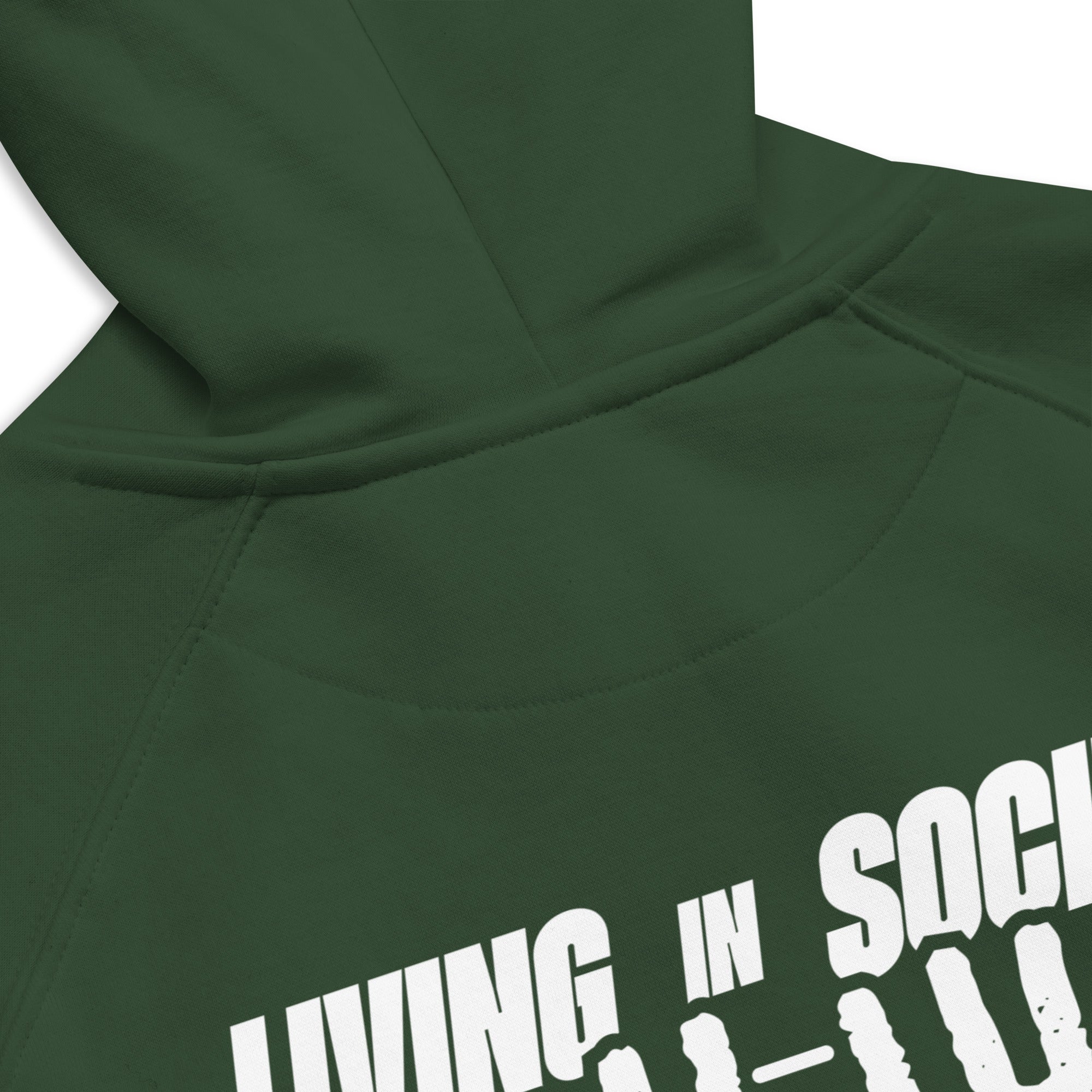 06 Living In Society EDITIONS Sweat à capuche en coton biologique