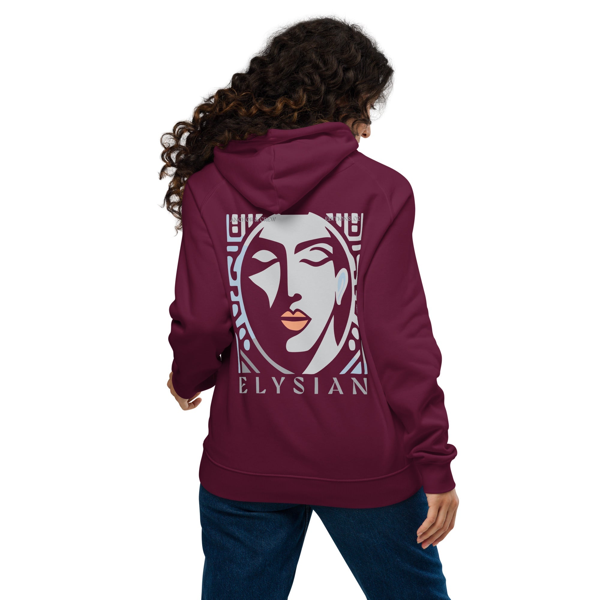 02 Elysian EDITIONS Sweat à capuche en coton biologique
