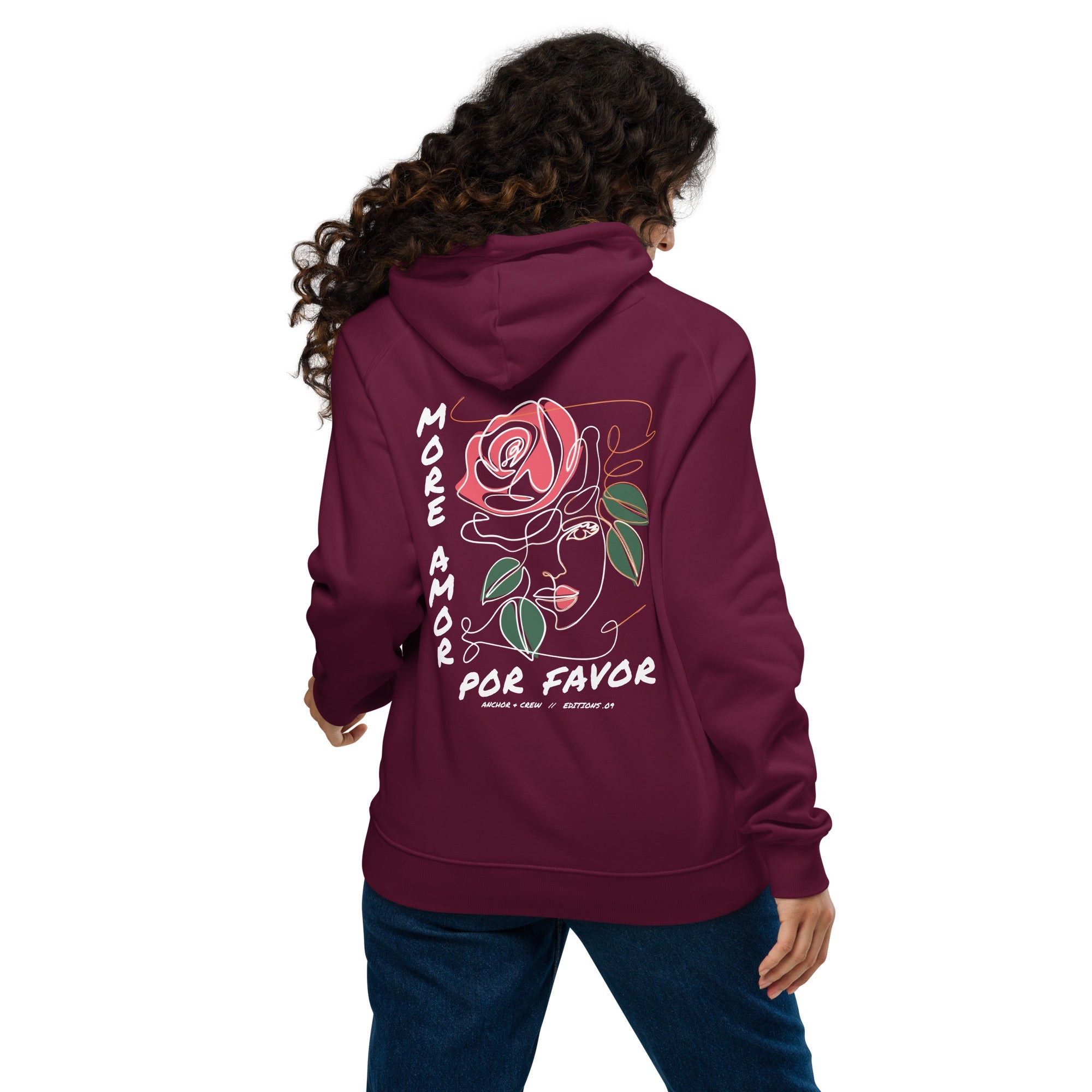 09 More Amor Por Favor ÉDITIONS Hoodie en Coton Biologique