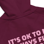 05 Sweat à capuche en coton biologique It's Ok EDITIONS
