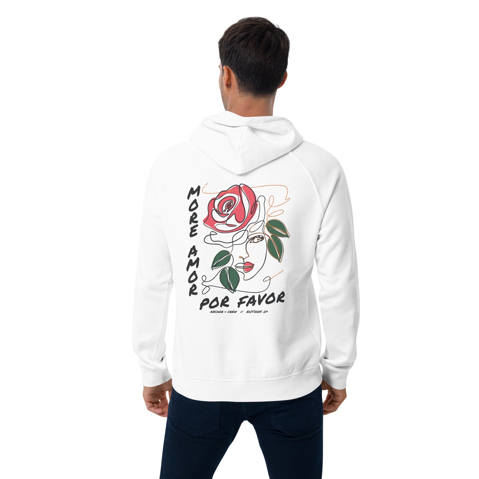 09 More Amor Por Favor ÉDITIONS Hoodie en Coton Biologique