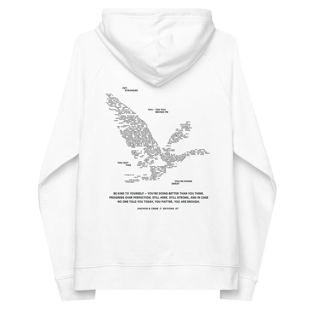 07 You Are Enough x Éditions Mental Health Hoodie en Coton Bio