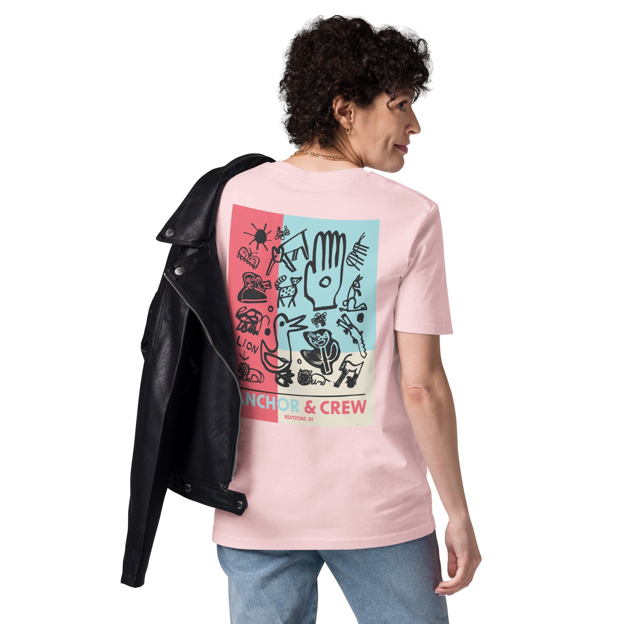 01 T-shirt en coton biologique Moon Safari EDITIONS