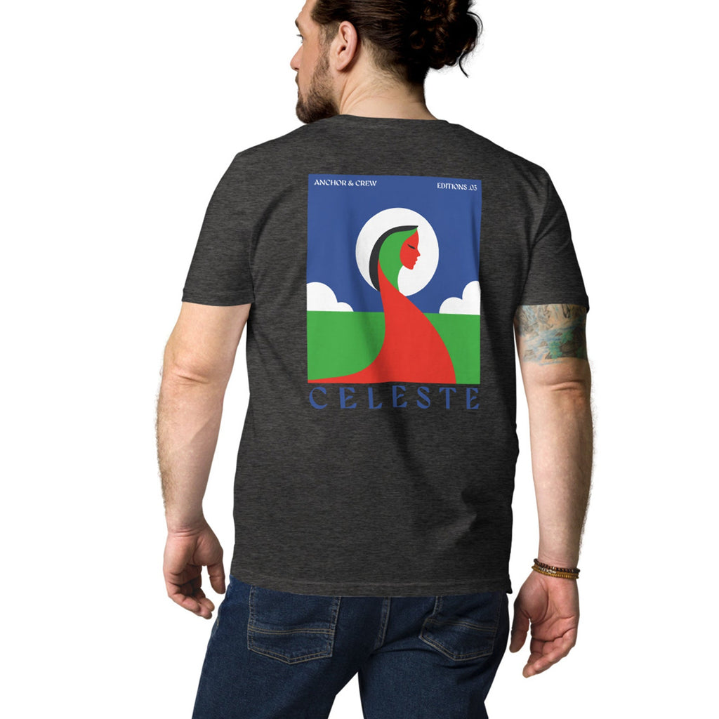T-shirt en coton biologique 03 Celeste EDITIONS