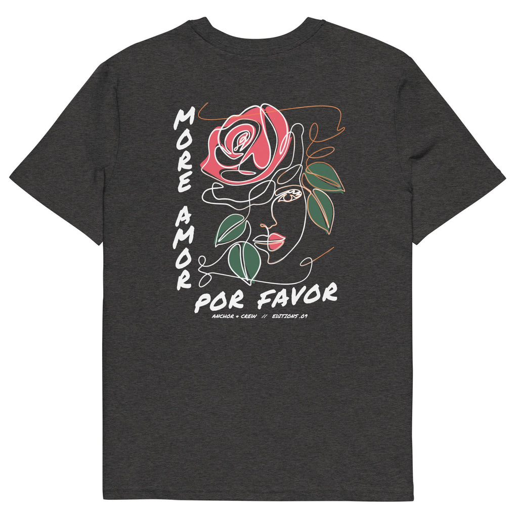 09 T-shirt en Coton Bio More Amor Por Favor EDITIONS
