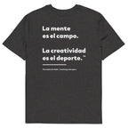 Le t-shirt en coton bio « La créativité est un sport » de Creative Standard