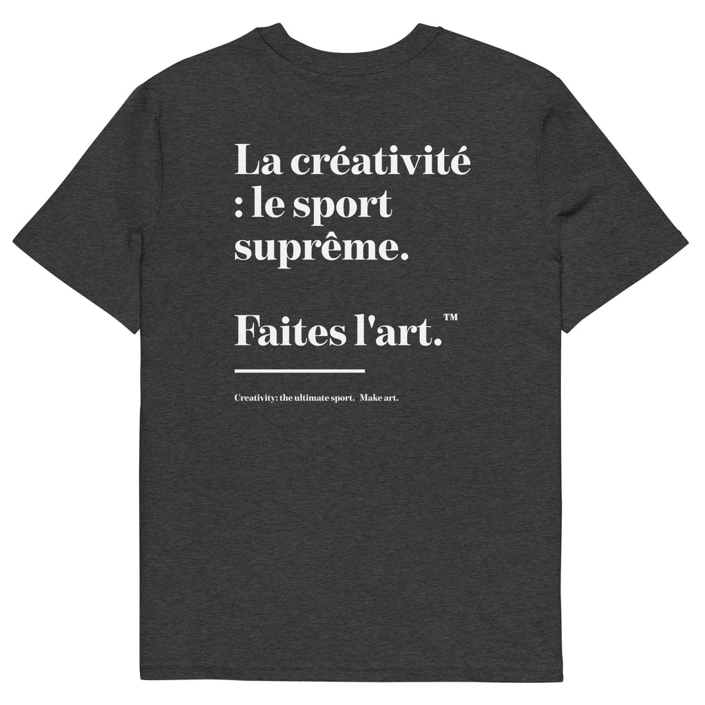 T-shirt en coton biologique Make Art Creative Standard