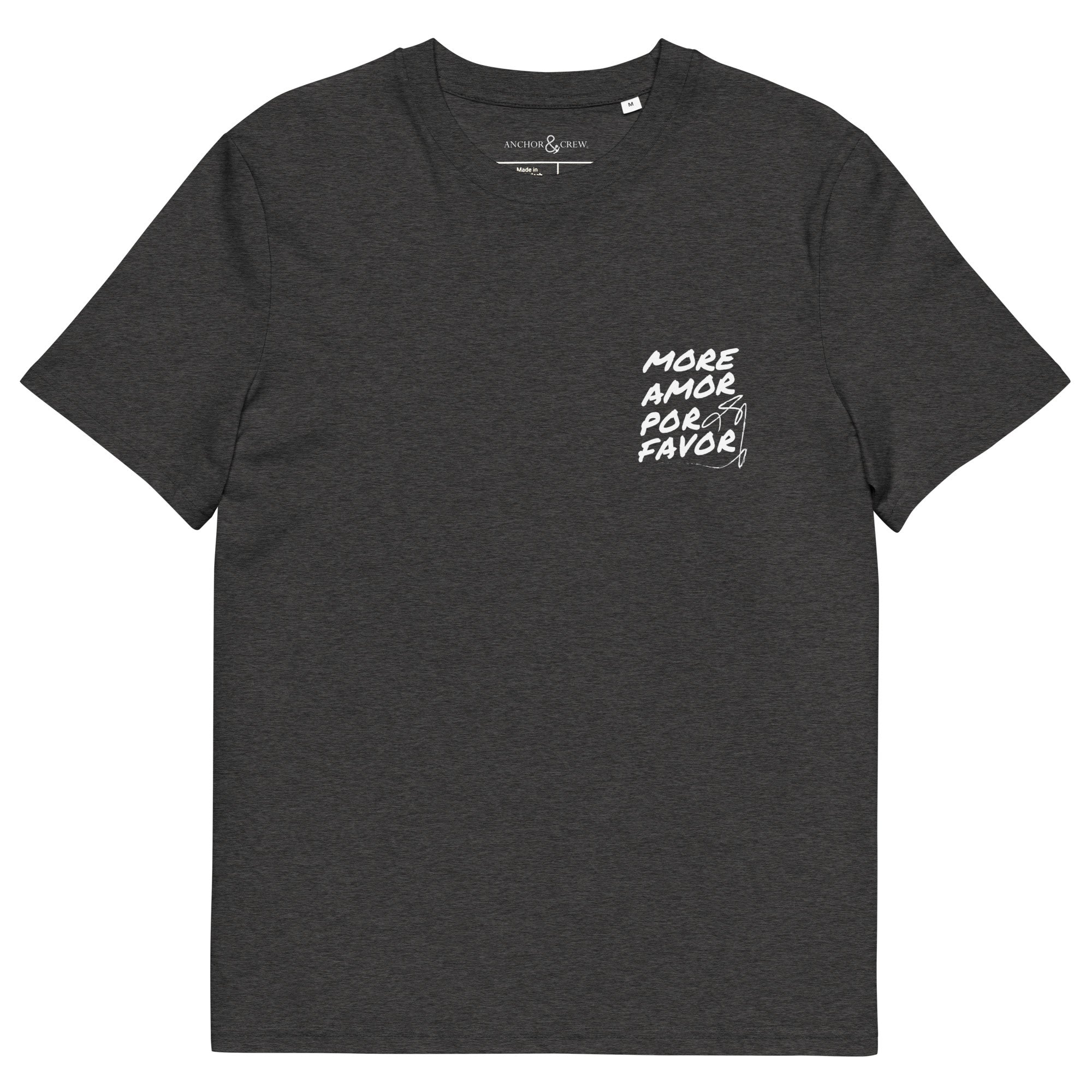 09 T-shirt en Coton Bio More Amor Por Favor EDITIONS