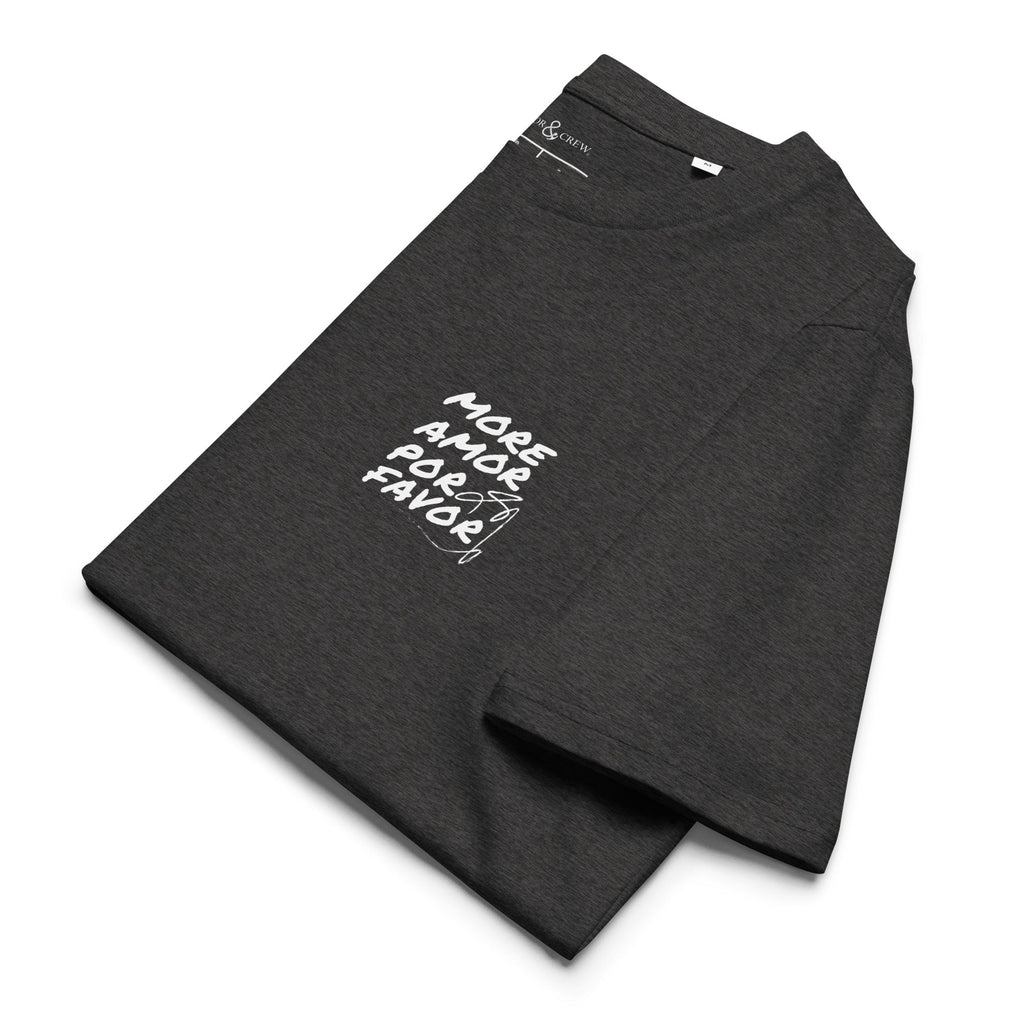 09 T-shirt en Coton Bio More Amor Por Favor EDITIONS