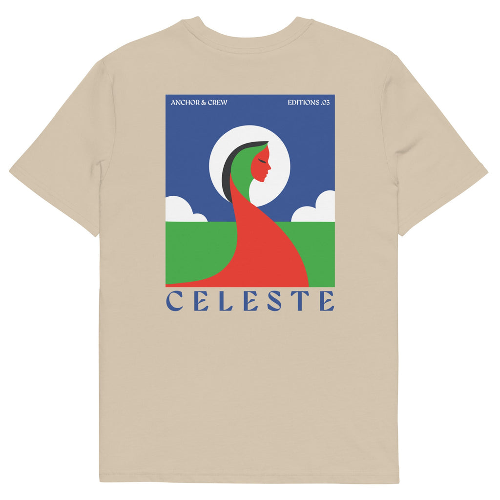 T-shirt en coton biologique 03 Celeste EDITIONS